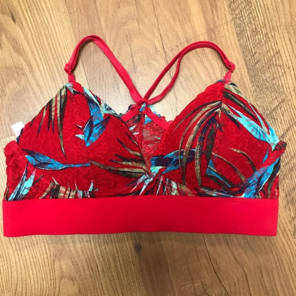 VS Pink Tropical Bralette